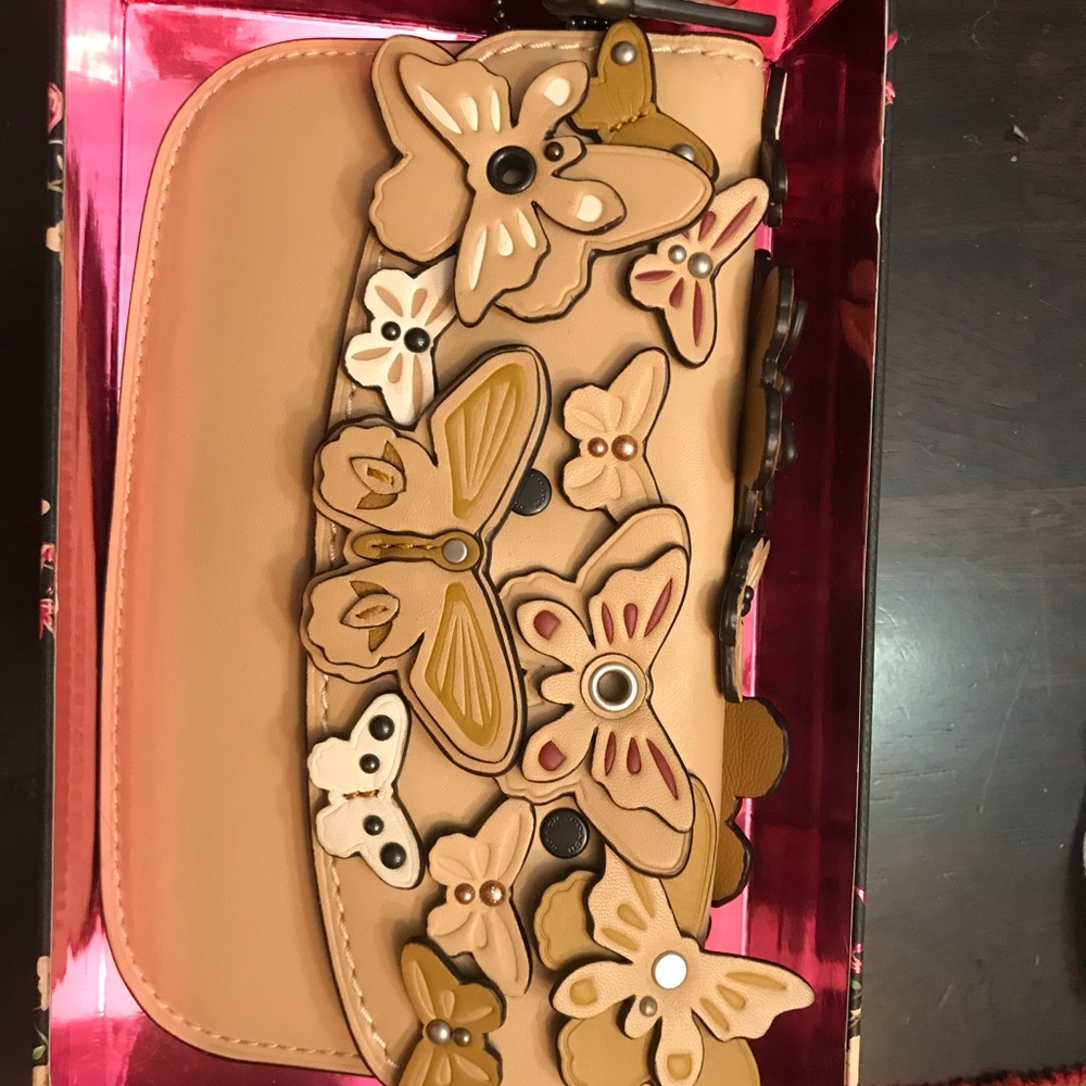 COACH 1941 3D BUTTERFLY CLUTCH